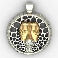 Pendant Zodiac Sign 321213-Gemini