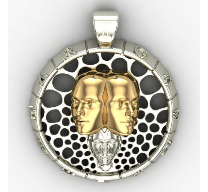 Pendant Zodiac Sign 321213-Gemini