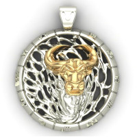 Pendant Zodiac Sign 321120-Taurus