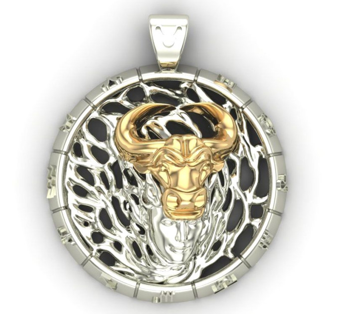 Pendant Zodiac Sign 321120-Taurus