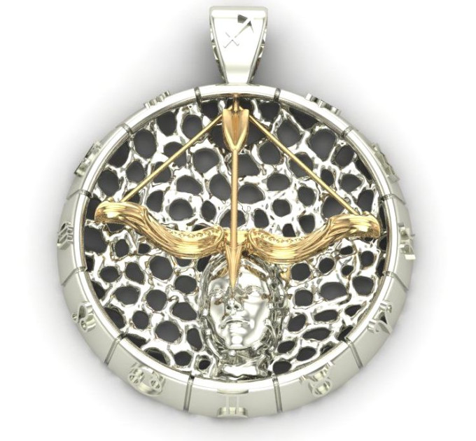 Pendant Zodiac Sign 321110-Sagittarius - Women's pendants from Jewelry Arts In the UMGold store