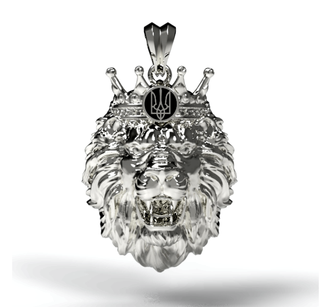 Gold Lion pendant with the Trident 324130tr