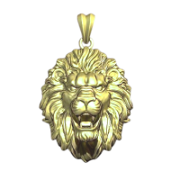 Gold Lion pendant 325120