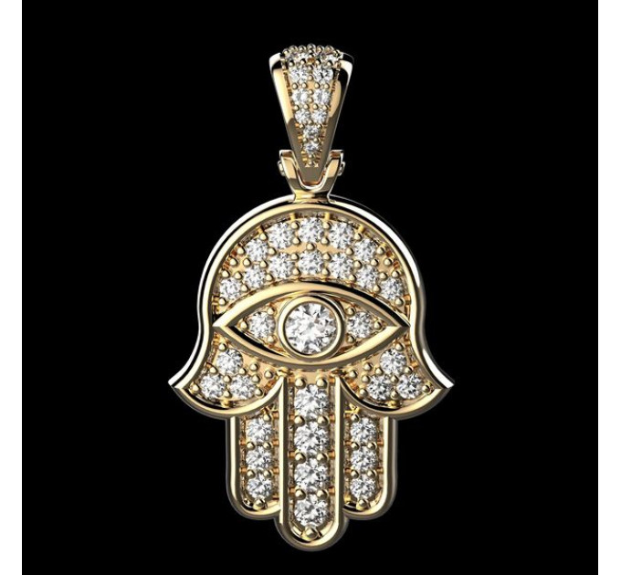 Gold pendant Hamsa Hand of Fatima 327110fb