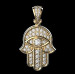 Gold pendant Hamsa Hand of Fatima 327110fb
