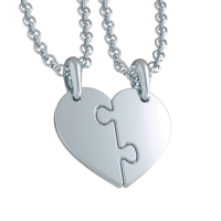 Silver pendants for two Puzzle 303232