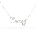 Gold name pendant on a chain 320130-0,3 Crazy