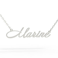 Gold name pendant on a chain 320130-0,3 Marine