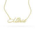 Gold name pendant on a chain 320120-0,4 Maria-1