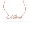 A pendant with a name on a gold-plated chain 320213-0,4 Maria-1