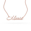 Gold name pendant on a chain 320110-0,3 Maria-2