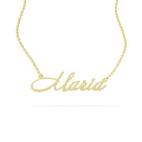 A pendant with a name on a gold-plated chain 320223-0,4 Maria-2