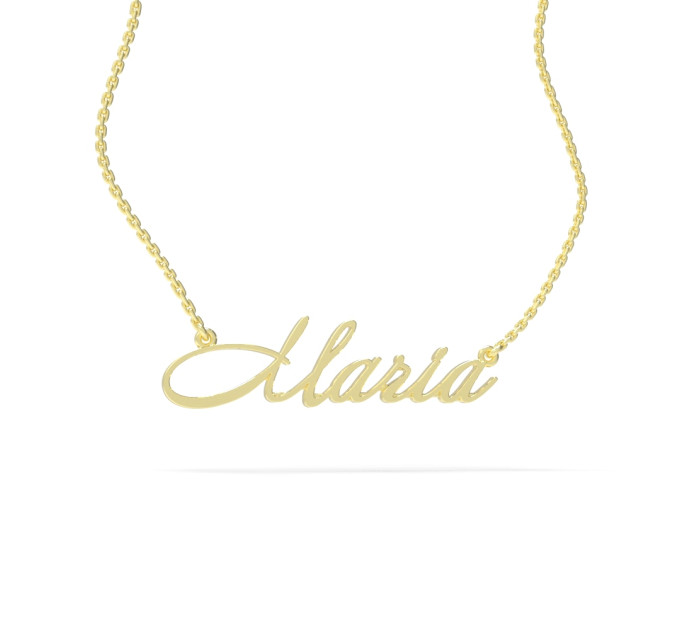 Gold name pendant on a chain 320120-0,3 Maria-2