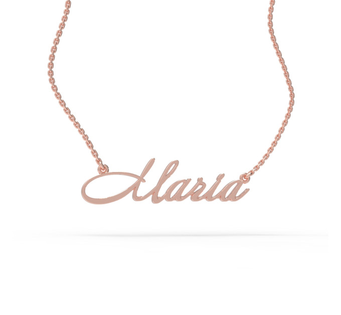 Gold name pendant on a chain 320110-0,4 Maria-2