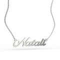Gold name pendant on a chain 320130-0,4 Natali-1
