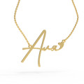 Gold name pendant on a chain 320120-0,3 Aля-1