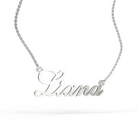 Silver name pendant on a chain 320232-0,4 Liana