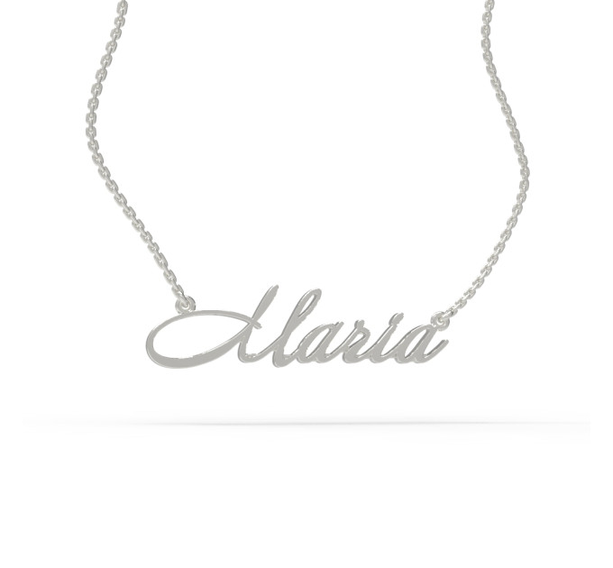 Gold name pendant on a chain 320130-0,3 Maria-2