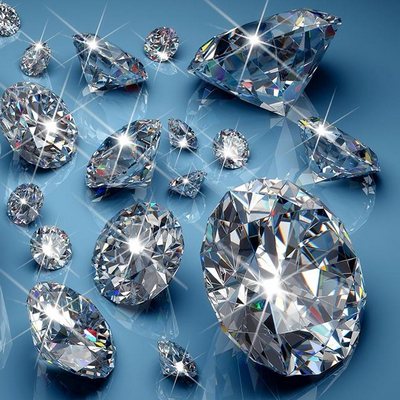 Classification of diamonds: mass, color, clarity