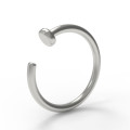 Piercing ring with cap 501232-6-0,8