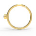 Кольцо для пирсинга золотое c фианитом 504120фс-2,0-8-1,0