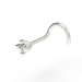 Nose piercing 505130ДБ-1,75-F VS - Nose piercing from Jewelry Arts In the UMGold store