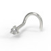 Nose piercing Three paws 511130ДБ-3/5 - Nose piercing from Jewelry Arts In the UMGold store