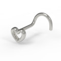 Nose piercing Heart outline 512232