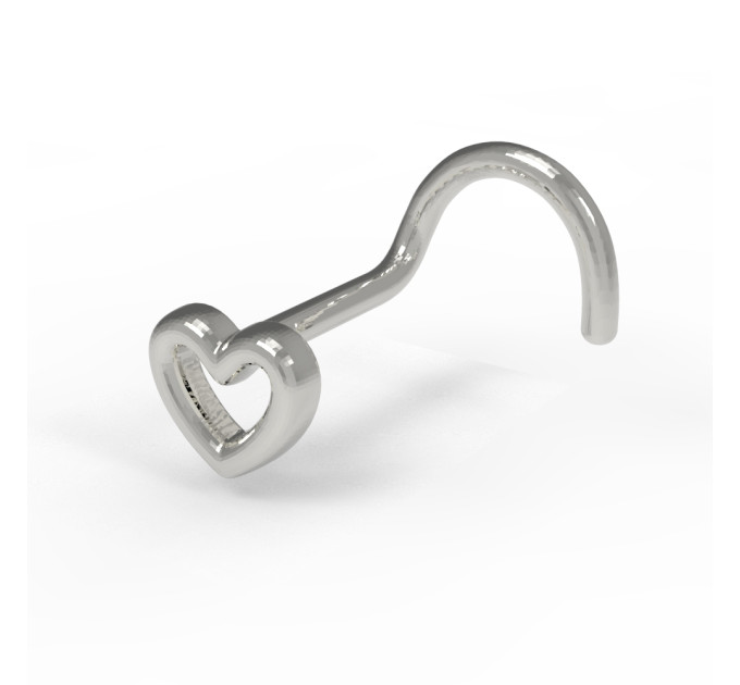 Nose piercing Heart outline 512130