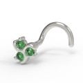 Nose piercing Celtic Shamrock 521130СМАР