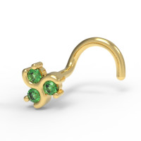 Nose piercing Celtic Shamrock 521120СМАР