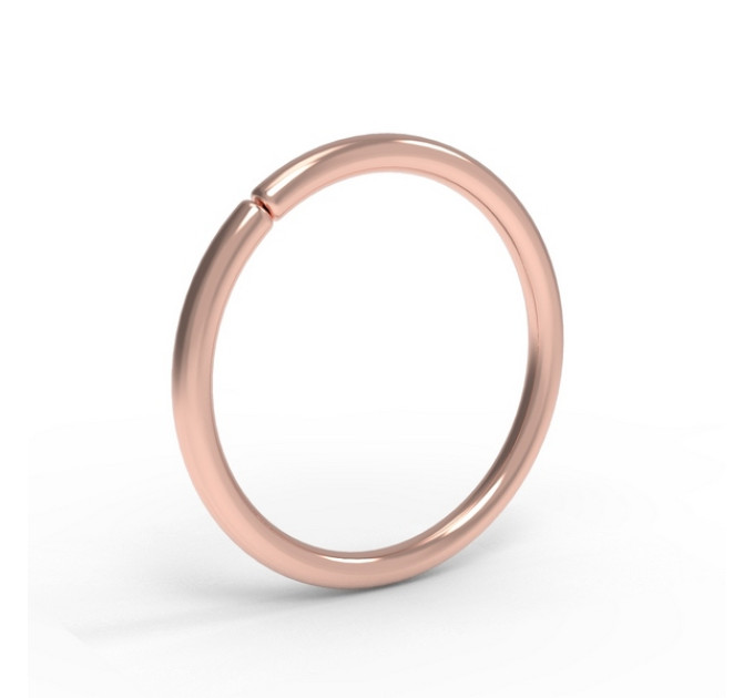 Кольцо для пирсинга золотое с разрезом 524110-9-1,0