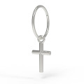 Earring with a round cross 527232-12-1,0