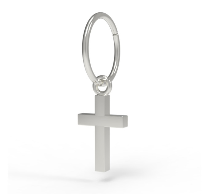 Earring with a square cross 525232-12-0,8