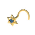 Nose piercing Star of David 534120САПФ