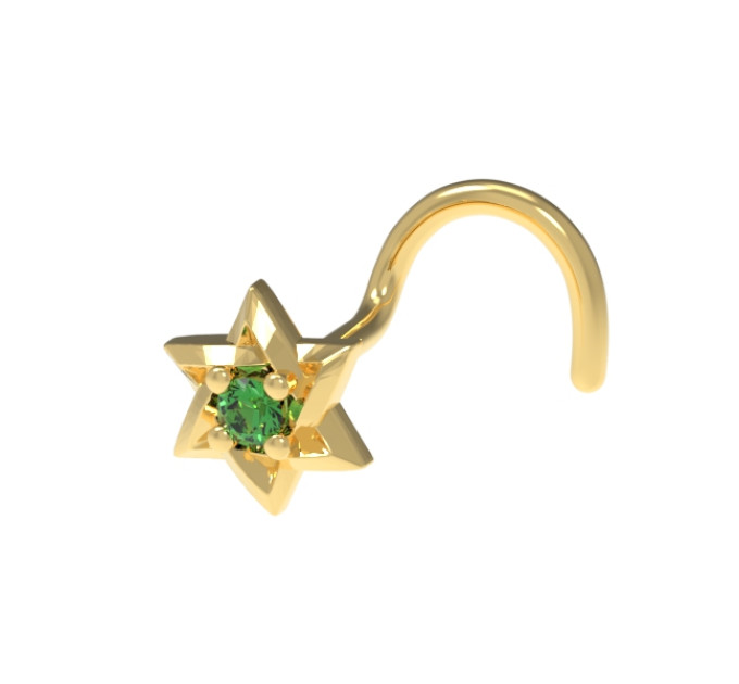 Nose piercing Star of David 534120СМАР