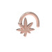 Nose piercing Marijuana 536110 - Nose piercing from Jewelry Arts. Photo No. 1