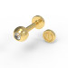 Cartyer gold labret with stone 553120фб-4-1,2-4,0