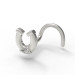 Nose piercing Horseshoe 556130ДБ-3/5 - Nose piercing from Jewelry Arts In the UMGold store