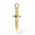 Подвеска на серьгу золотая Римский меч с бриллиантом 566120ДЧпідвіс