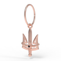 Trident earring 567110ДЧ-14-0,8