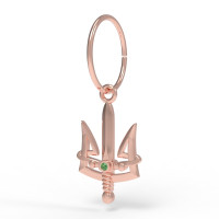 Trident earring 567110СМАР-8-0,8