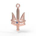 Trident earring pendant 567110САПФпідвіс