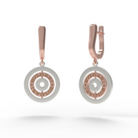 Silver earrings Target 206213-2