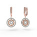 Gold earrings Target 206110фб-1