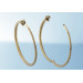 Snake earrings gold 204120