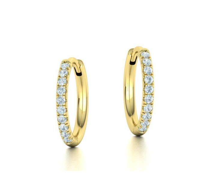 One gold earring Арт:210130Р-12