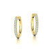 One gold earring Арт:210130Р-12
