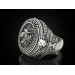 Золотая печатка мужская 901130-Лев - Men's rings from Jewelry Arts. Photo No. 3