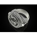 Золотая печатка мужская 901130-Рыбы - Men's rings from Jewelry Arts. Photo No. 3